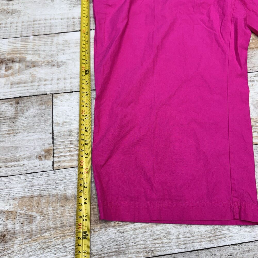 Etonne by Sarah Richards Woman Pink Pants 18-20 2XL Cropped Wide Leg embroidered - Picture 5 of 10